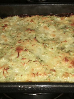 Foto principal de Pastel de brócoli y patatas gratinadas