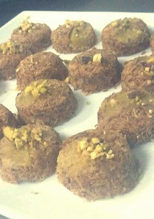صورة لوصفة كنافة الكاسات 👌