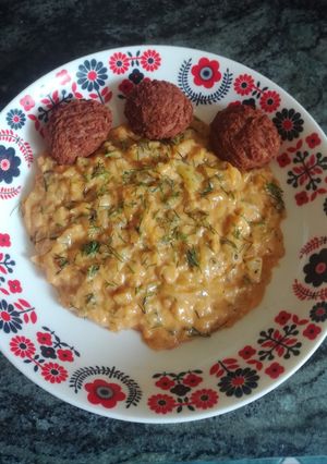 Kapros cukkinifőzelék recept fotója