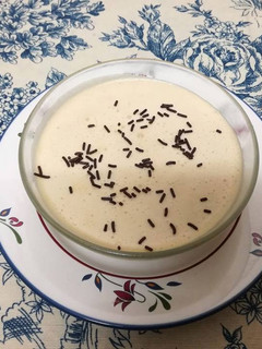 Una foto de Crema dulce de café