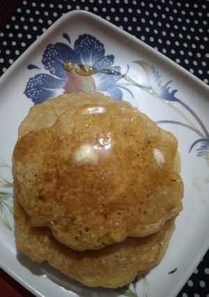 A picture of Peanut butter pan cake.
