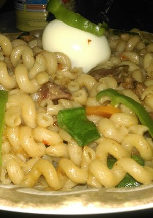 A picture of Jallof macaroni.