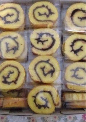 Foto resep Cake roll pasta coklat