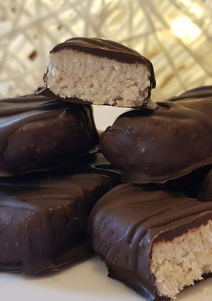 A picture of Keto Chocolate Coconut Bars (Bounty style :) ).