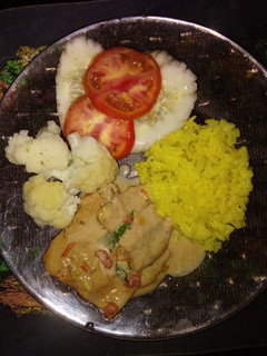 Una foto de Filete de pescado con leche de coco