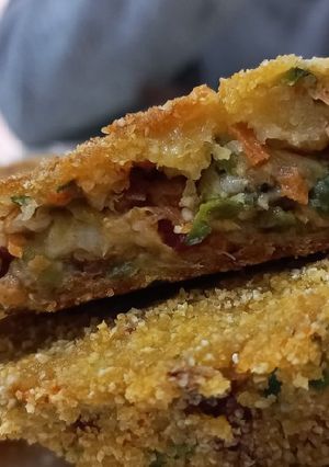 Una foto de Milanesas de Vegetales