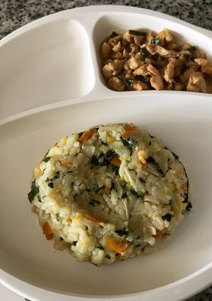 Foto resep Mpasi Nasgor vegetable ayam saus teriyaki 10m+