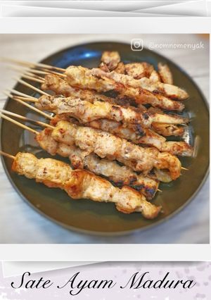 Foto resep Sate Ayam Bumbu Kacang (Sate Madura)