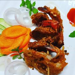 A picture of Prawn crispy fritters.
