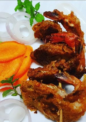A picture of Prawn crispy fritters.