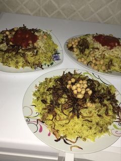 صورة لوصفة كشري مصري