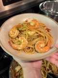 Garlic Shrimp Chili Oil Pasta