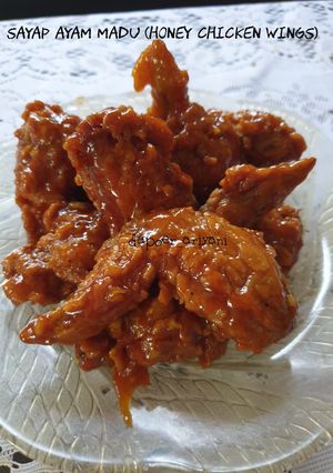 Foto resep Sayap Ayam Madu (honey chicken wings)
