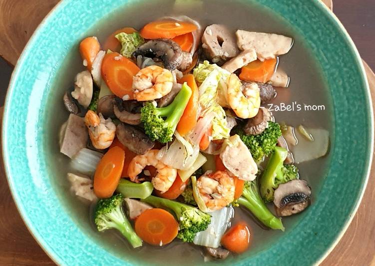 Resep Cap Cay Kuah Anti Gagal