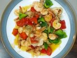 Tumis Udang Mentega Cah Paprika