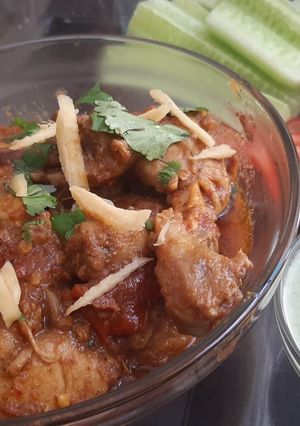 A picture of Chicken Karahi❤😍.