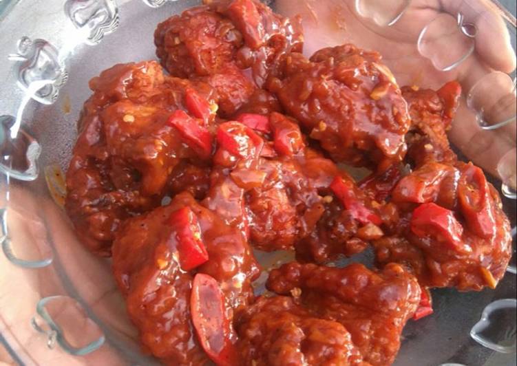 Resep Ayam Goreng Crispy Bumbu Barbeque, Bikin Ngiler