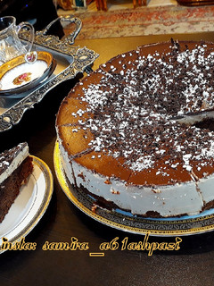عکسی از دستور چیز کیک نسکافه