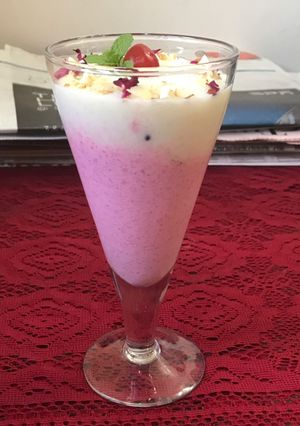 A picture of Creamy Rose Coconut Relish.