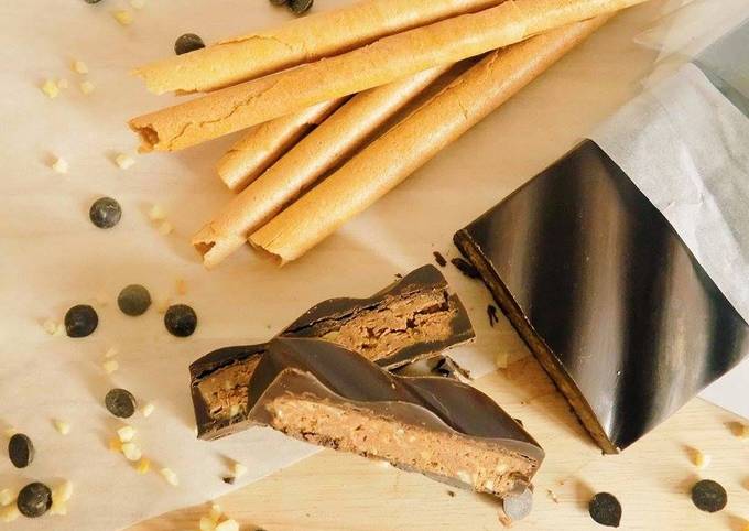 Turrón picante de praliné de avellanas y barquillos Receta de Anna - Sé tu  Chef- Cookpad