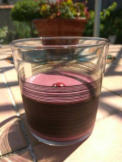 Una foto de Batido frutos del bosque con avena