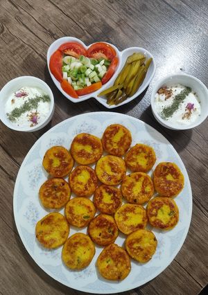 عکسی از دستور کوکو سیب زمینی