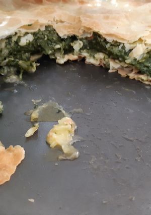 Una foto de Tarta de acelga, fácil y rico