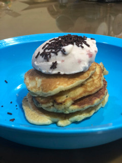 Foto resep Another pancake + ice cream