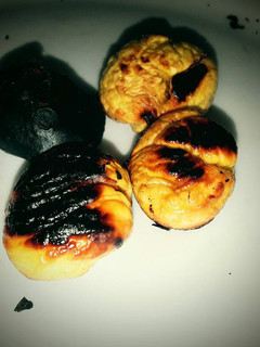 Una foto de Castañas asadas - olla