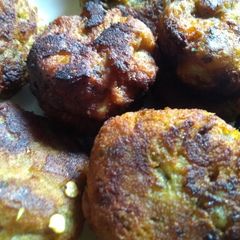 A picture of Coconut fritters.