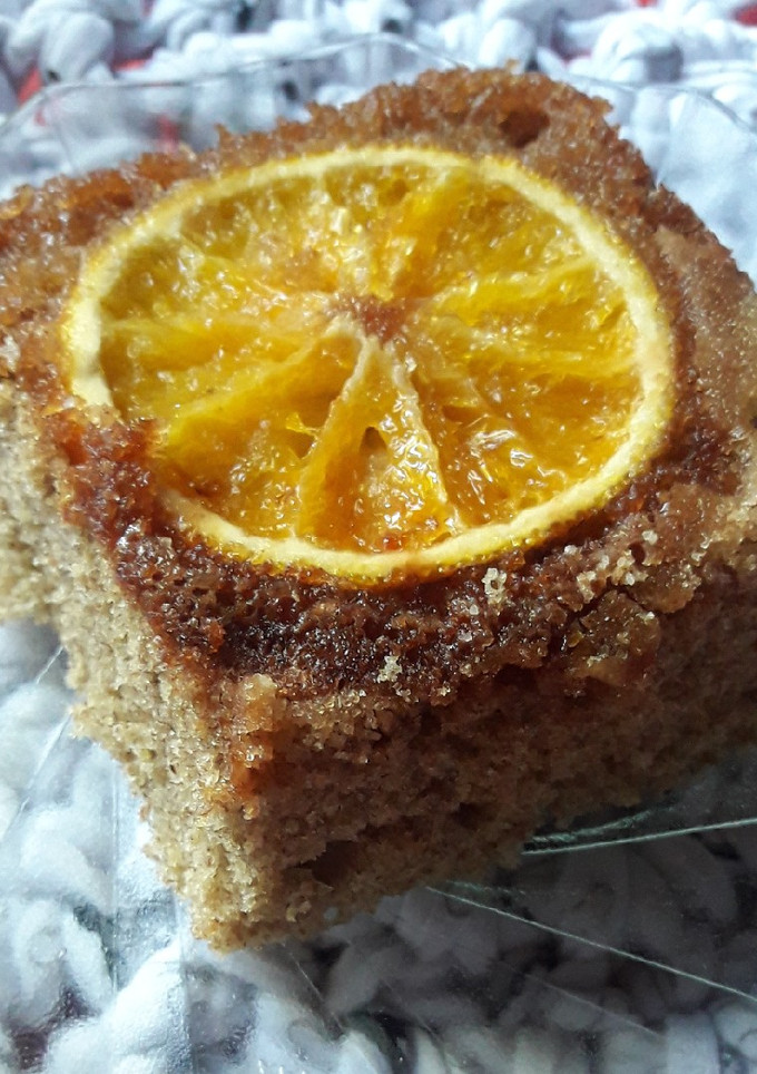 Una foto de Torta de naranja integral