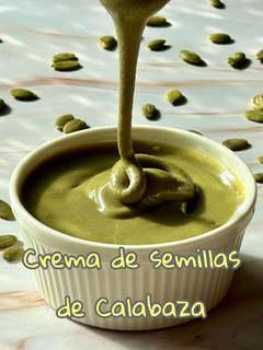 Una foto de Crema (mantequilla) de semillas de calabaza