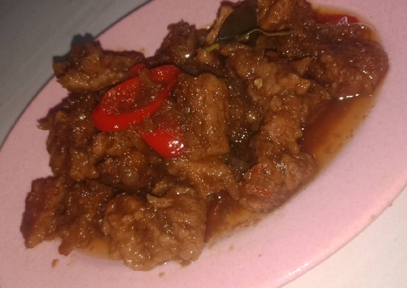 Bistik Daging Sapi no ribet