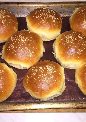 Hamburger zsemle recept fotója