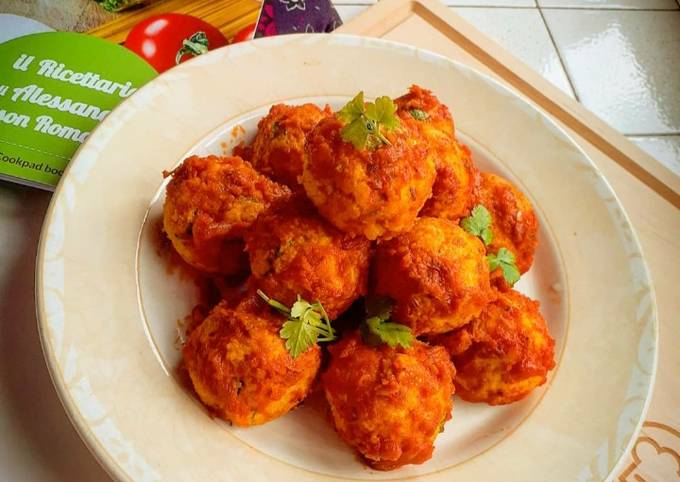 Polpette di ricotta al forno