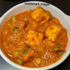 A picture of Matar Paneer Curry Peas Paneer Curry.