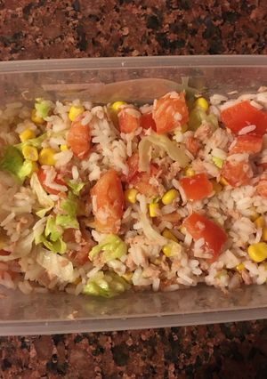 A picture of Quick and Healthy Salad for One.