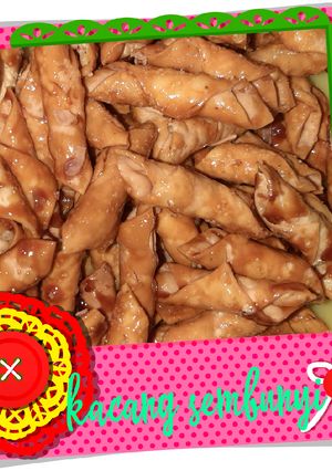 Foto resep Kacang sembunyi (kulit pangsit)