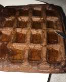 Waffles de chocolate saludables 🤤