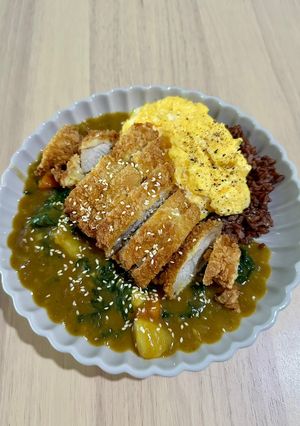 รูปของ ข้าวหมูทอดแกงกะหรี่ญี่ปุ่น