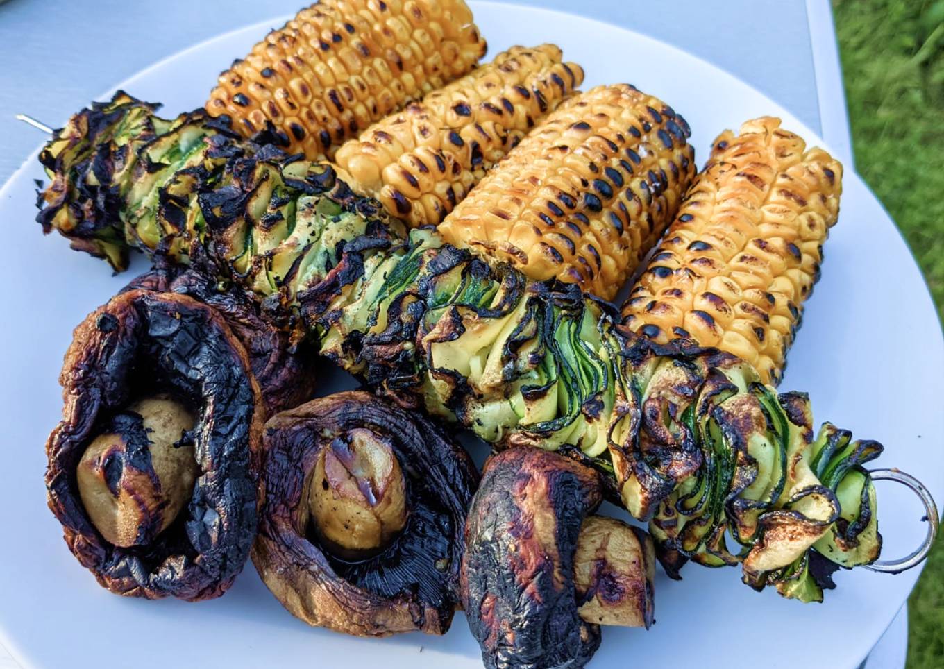 BBQ courgette burnt ends 🔥