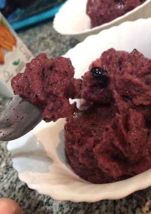 Una foto de Smoothie de frutos rojos
