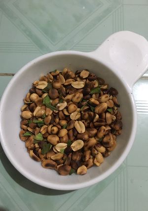 Foto resep Kacang daun jeruk sangrai tanpa minyak