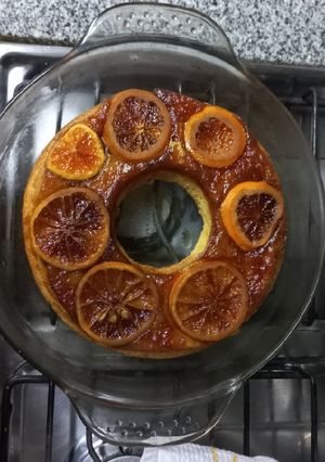 Una foto de Invertida de naranjas sin tacc