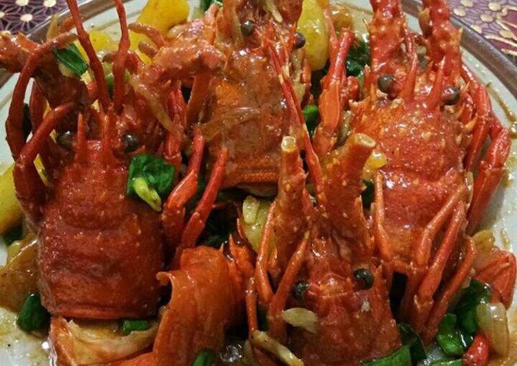 Bahan meracik Lobster Saus Asam Manis, Enak