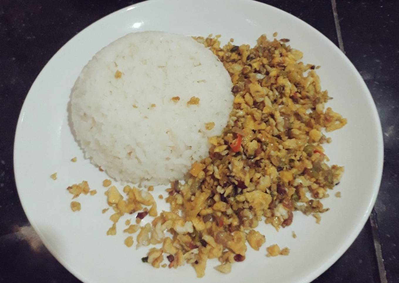 Telur bebek orak arik pedas