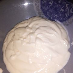 A picture of Homemade mayonnaise.