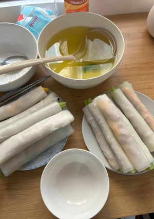 Hình của món Phở cuốn.