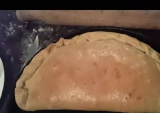 Calzone de carne picada a cuchillo Receta de VERO ??- Cookpad