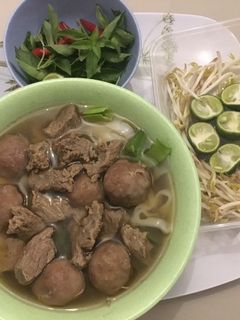 Foto resep Simple Vietnamese PHO With Meatballs